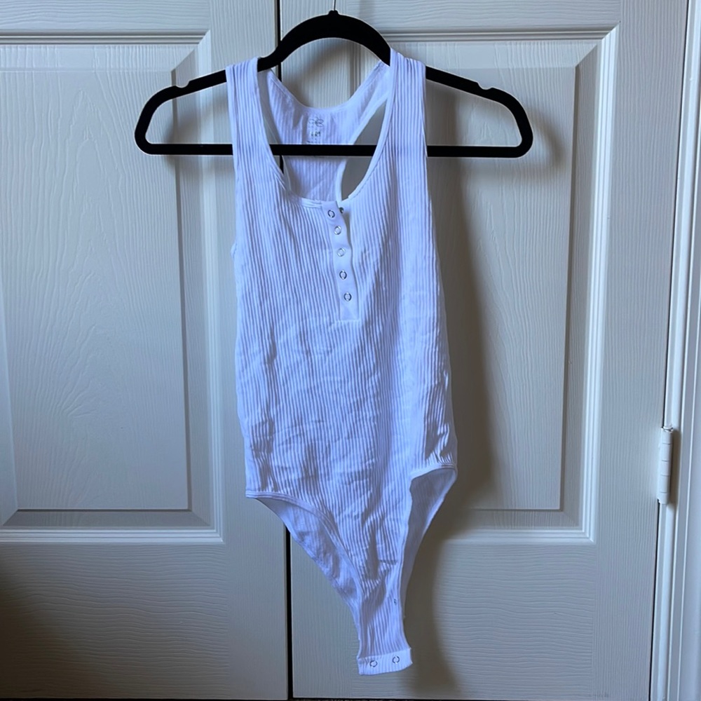 Aura racer back scoop neck body suit